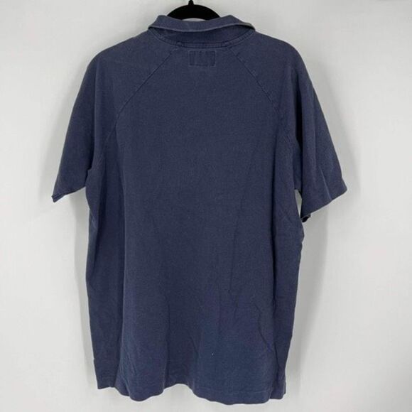 Vintage 90s‎ Abercrombie & Fitch Men's Short Sleeve Polo Shirt Navy Blue Size XL - Picture 5 of 9